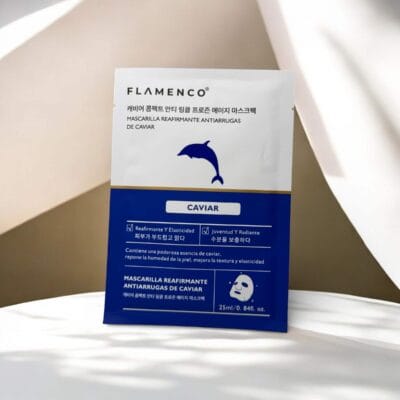 Mascarilla Facial Antiarrugas de Caviar Flamenco