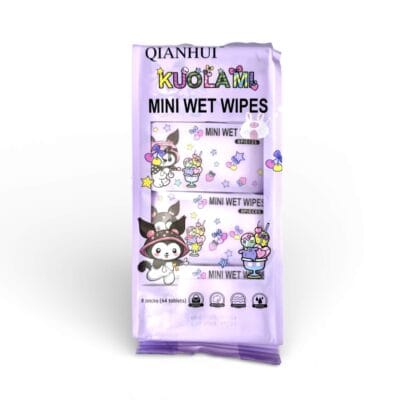 Set de Mini Toallas Húmedas Kuromi