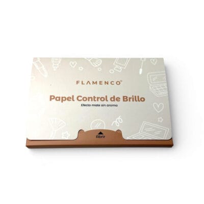Papel Control Brillo Facial Flamenco